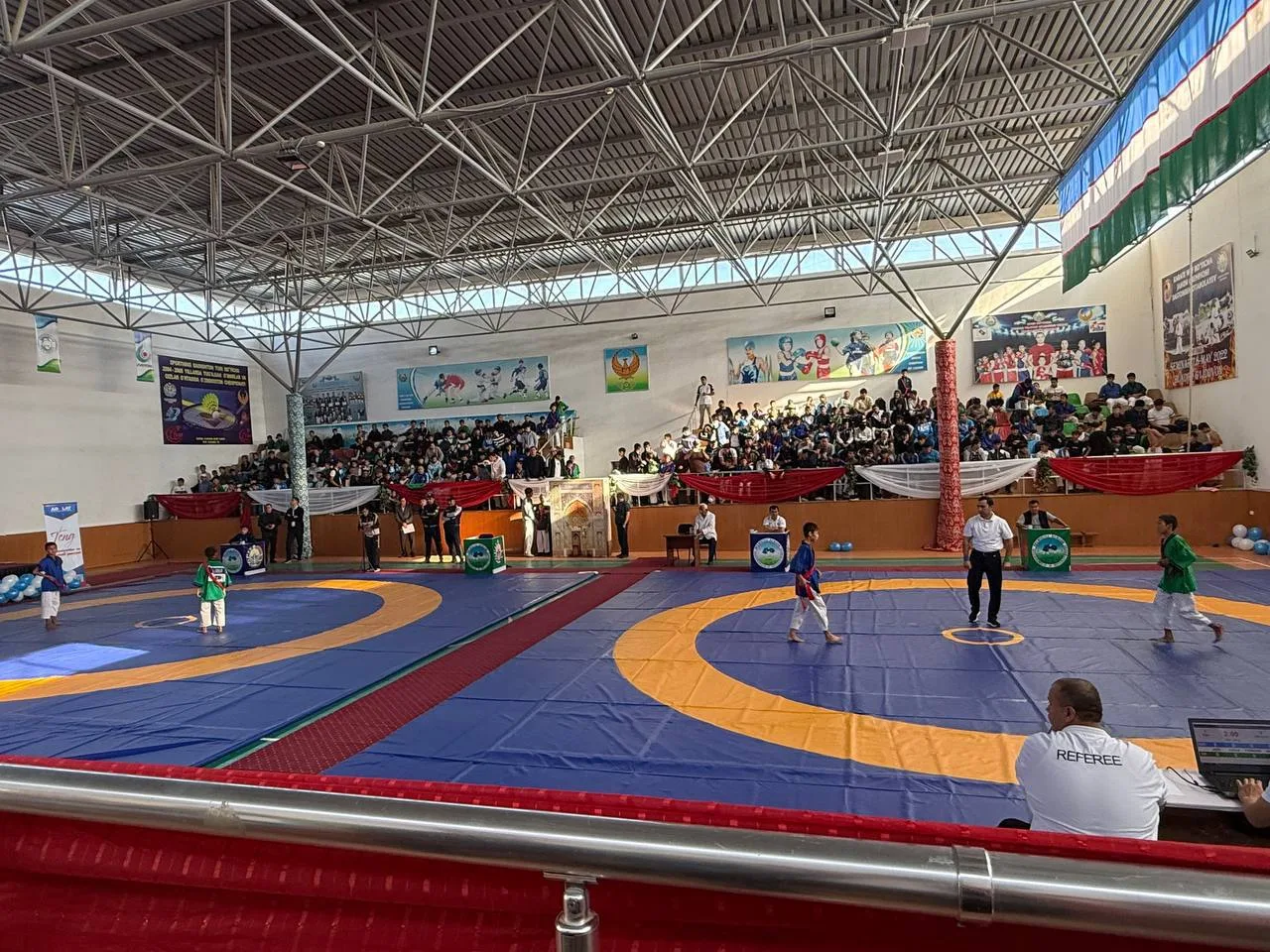 Paxtaobodlik polvonlar belbog'li kurash bo'yicha O'zbekiston kubogida 3 oltin medal qo'lga kiritdi