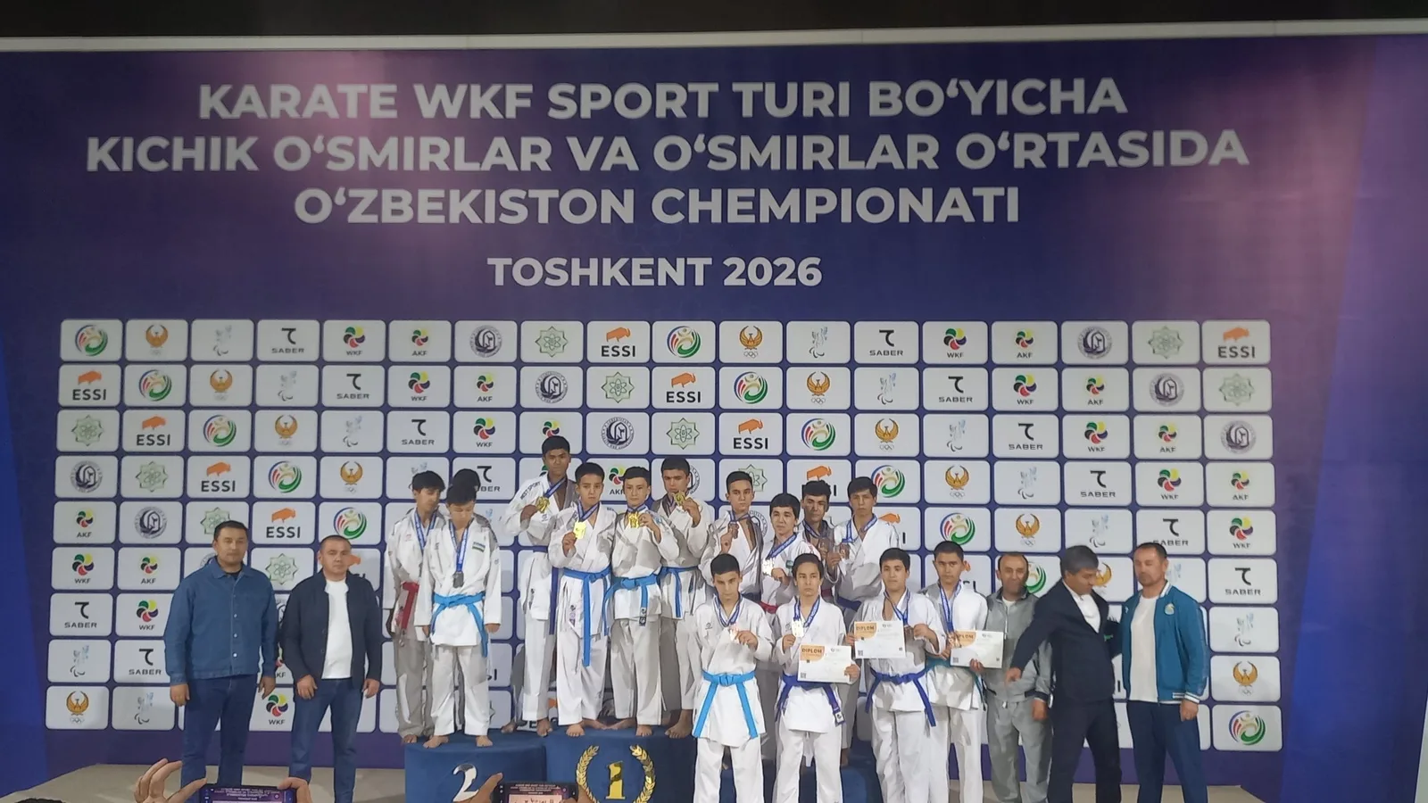 Asakalik yosh sportchi karate boʻyicha Oʻzbekiston chempionatida kumush medal qoʻlga kiritdi