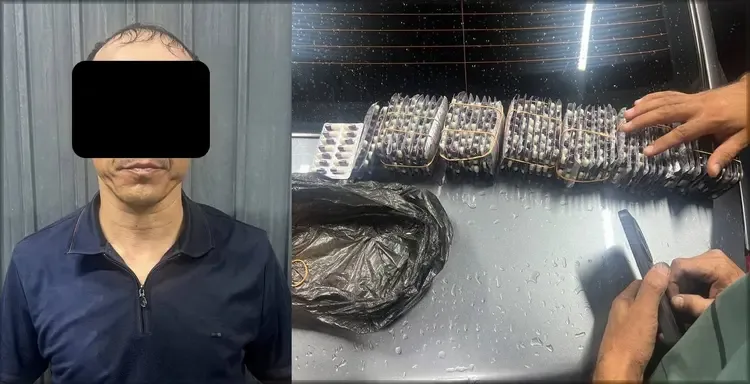 Izboskanda giyohvand moddalar yashirilgan avtomobil ushlab qolindi