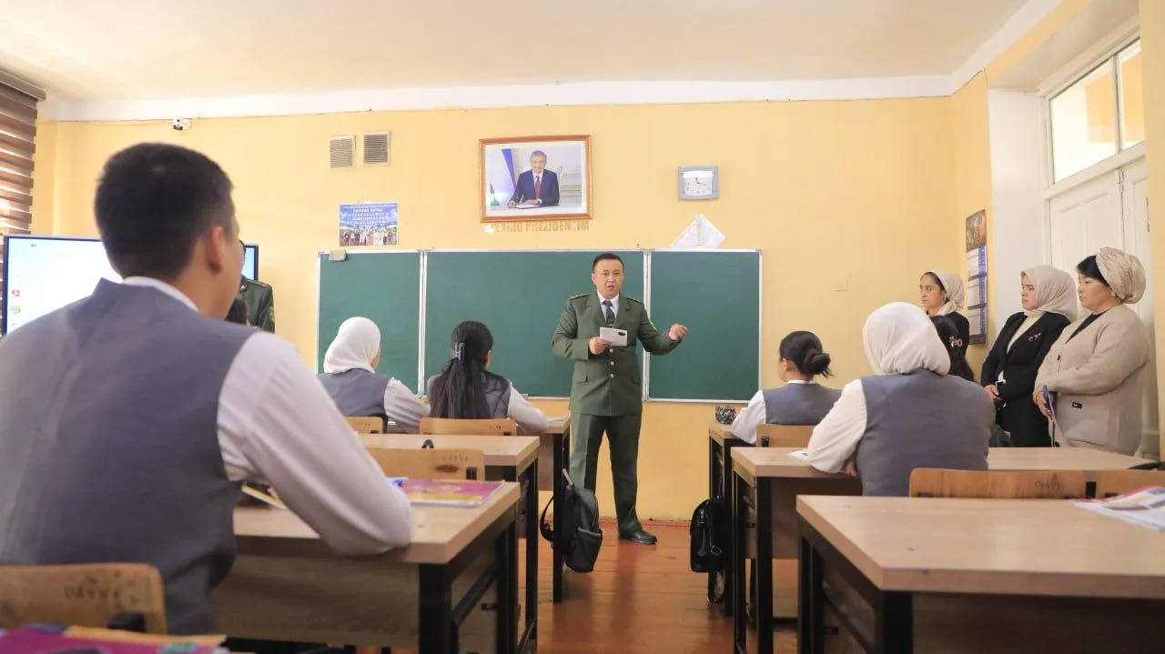 Andijonda bojxonaga biriktirilgan maktabda giyohvandlikka qarshi o'quv-seminar o'tkazildi