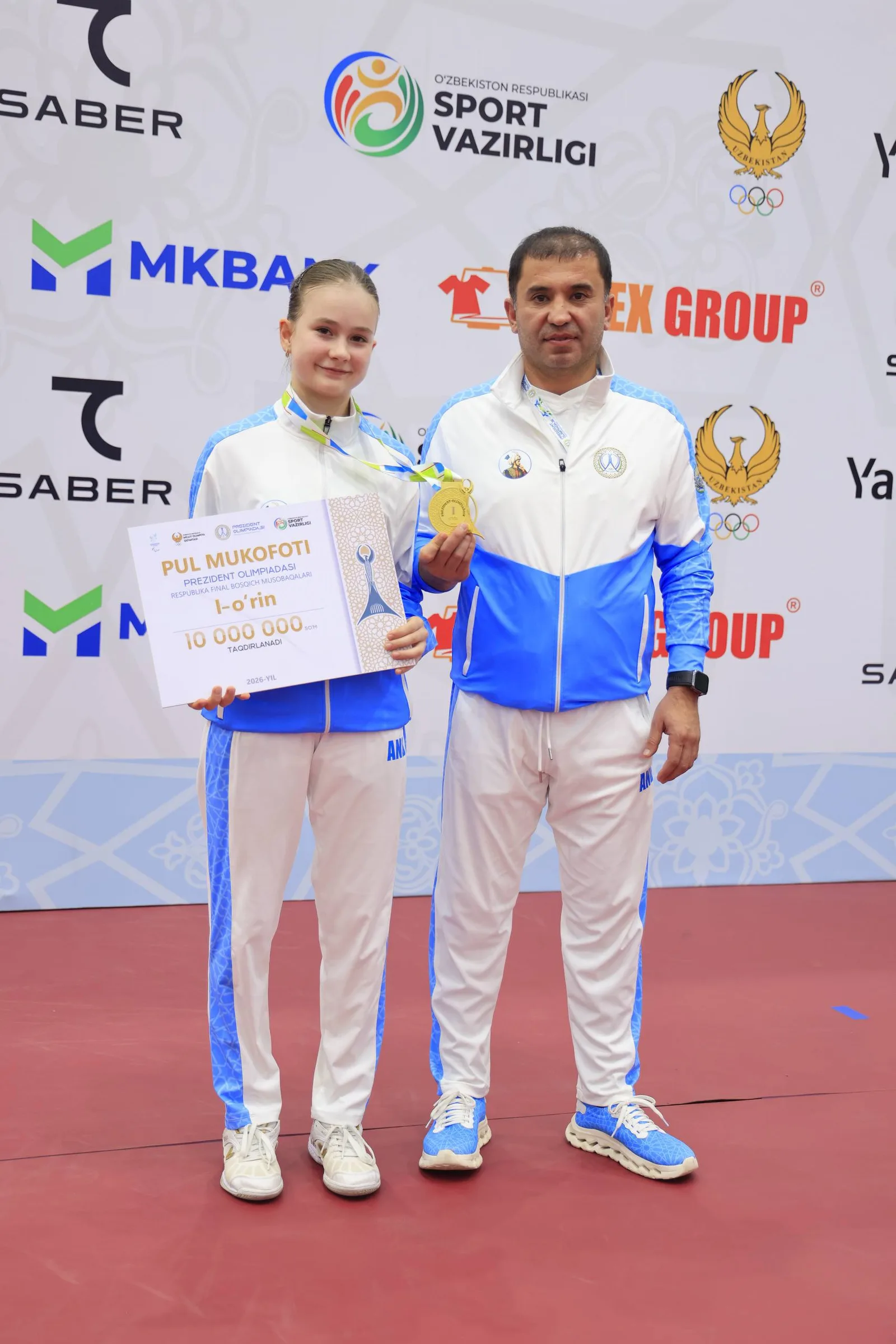 Andijonlik Shiriyeva Eleanora stol tennisi bo'yicha Prezident Olimpiadasi chempioni bo'ldi