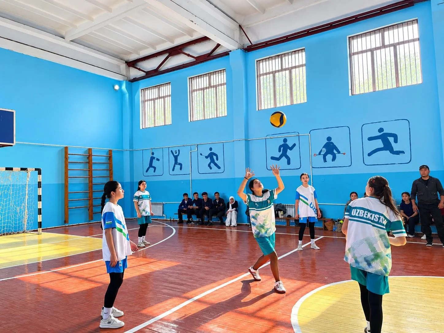 Jalaquduqda "Maktab ligasi" voleybol musobaqasining tuman bosqichi o'tkazildi