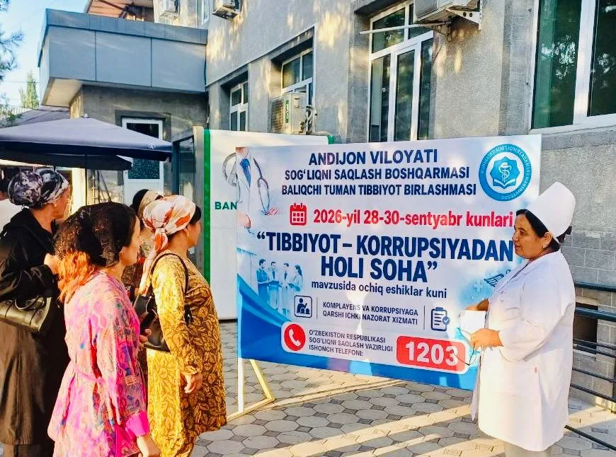 Baliqchi tumanida aholi uchun uch kunlik bepul tibbiy ko'rik kampaniyasi boshlandi