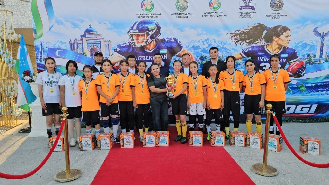Paxtaobodlik yosh sportchilar flag-futbol boʻyicha Oʻzbekiston kubogida medal qoʻlga kiritdi