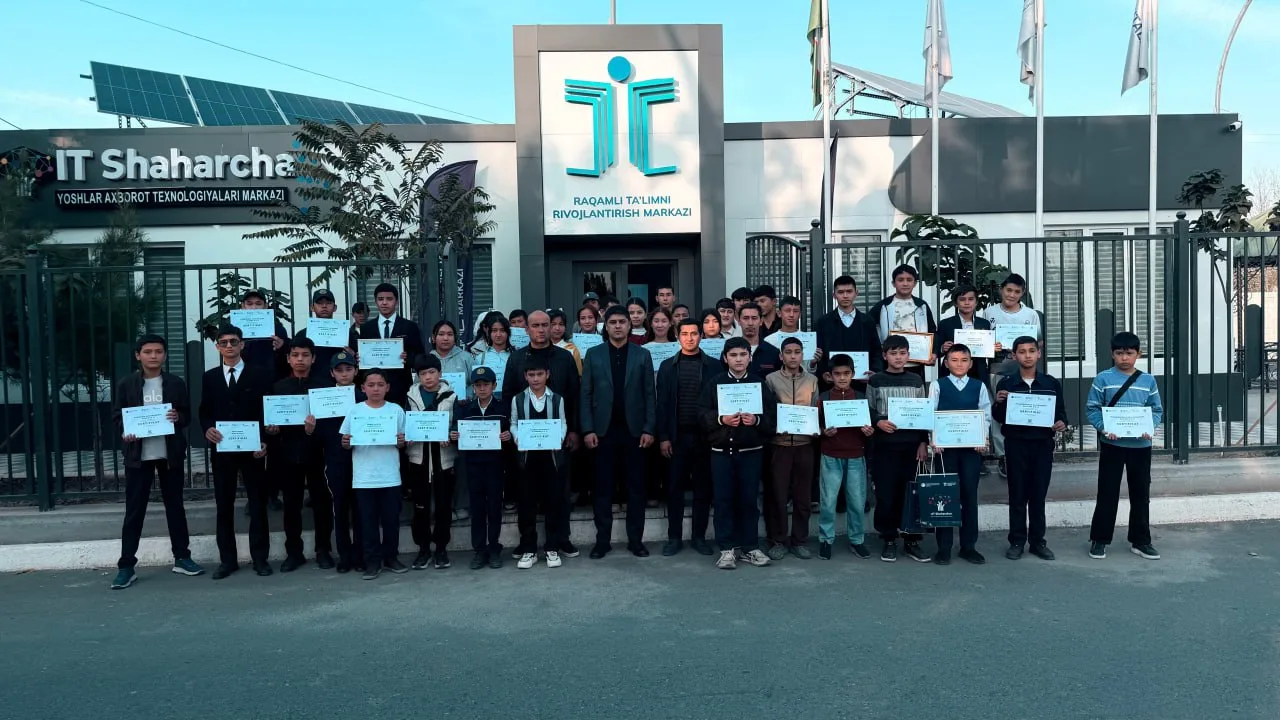 Xonobod "IT-shaharcha"sida birinchi bitiruv tadbiri bo'lib o'tdi