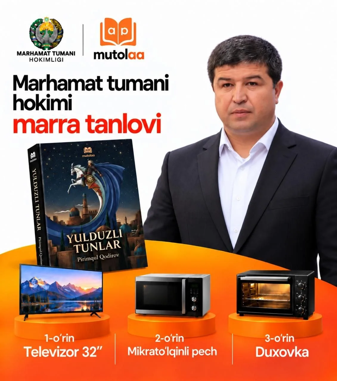 Marhamatda "Yulduzli tunlar" asari bo'yicha o'qish marafoni e'lon qilindi